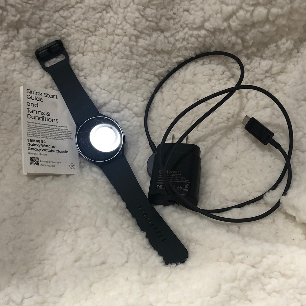 Samsung Smartwatch with Black Band